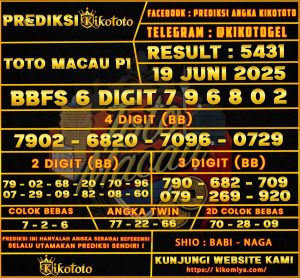 TOTO MACAU P1 