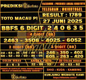 TOTO MACAU P1 
