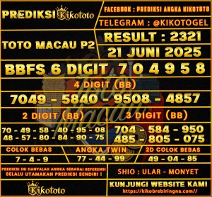 TOTO MACAU P2 
