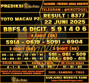 TOTO MACAU P2 