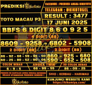 TOTO MACAU P3
