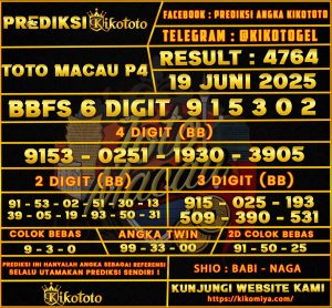 TOTO MACAU P4 