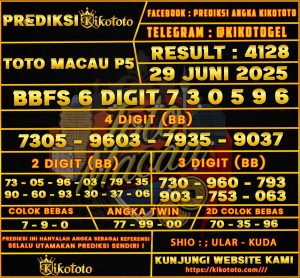 TOTO MACAU P5 