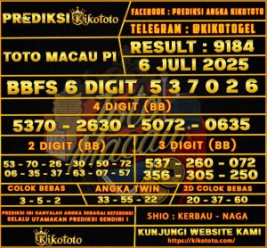 TOTO MACAU P1 