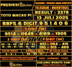 TOTO MACAU P1 