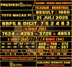 TOTO MACAU P1 
