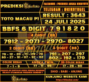 TOTO MACAU P1 