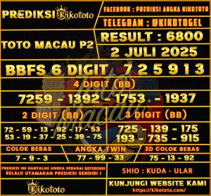 TOTO MACAU P2 