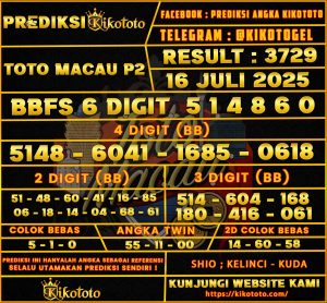 TOTO MACAU P2 