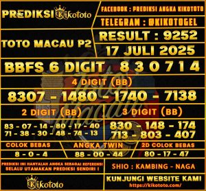 TOTO MACAU P2 