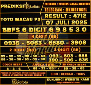 TOTO MACAU P3