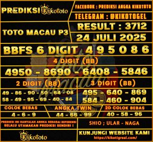 TOTO MACAU P3 