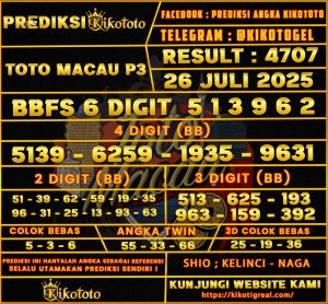 TOTO MACAU P3 26