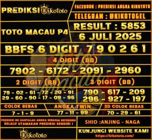 TOTO MACAU P4 