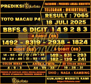 TOTO MACAU P4 