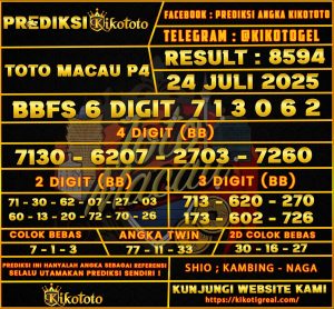TOTO MACAU P4 