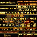 TOTO MACAU P4 25