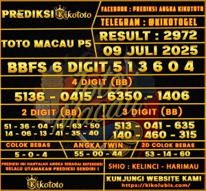 TOTO MACAU P5 
