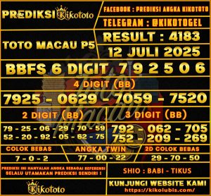 TOTO MACAU P5 