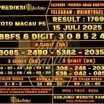 TOTO MACAU P5 15