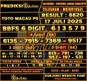 TOTO MACAU P5 