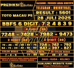 TOTO MACAU P5 28