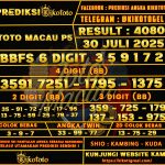 TOTO MACAU P5 30
