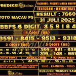 TOTO MACAU P5 31