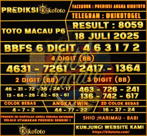 TOTO MACAU P6 