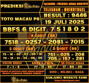 TOTO MACAU P6 19