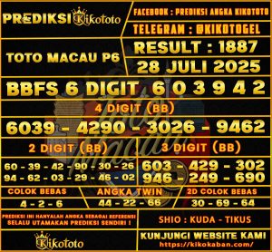 TOTO MACAU P6 28
