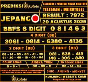 TOGEL JEPANG 20