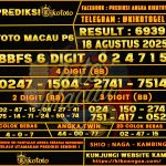 TOGEL TOTO MACAU P6 18