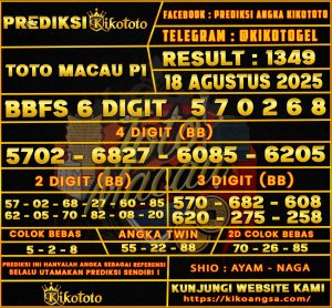 TOTO MACAU P1 18