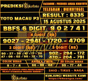 TOTO MACAU P3 15