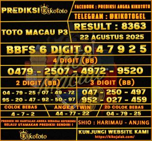 TOTO MACAU P3