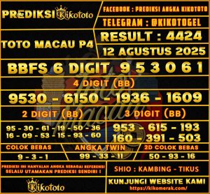 TOTO MACAU P4 12