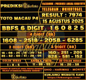 TOTO MACAU P4 15