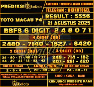 TOTO MACAU P4 21