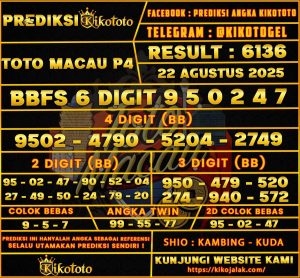 TOTO MACAU P4