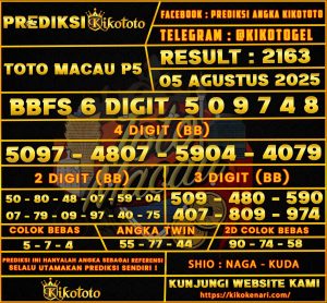 TOTO MACAU P5 05