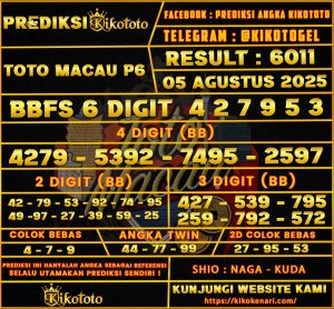 TOTO MACAU P6 05