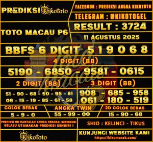 TOTO MACAU P6 11