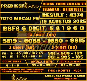 TOTO MACAU P6 19