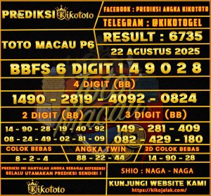 TOTO MACAU P6
