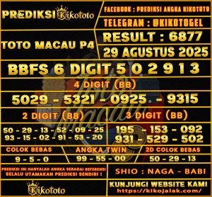 TOTO MACAU P4 