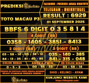 TOTO MACAU P3
