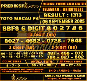 TOTO MACAU P4