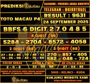 TOTO MACAU P4