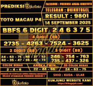 TOTO MACAU P4